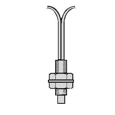 Telemecanique Sensors XUFN05321 - Fotoelektrik fiber optik XUF, plastik, cisimden yansımalı, genel kullanım, standart, uzunluk 2 m, algılama mesafesi 70 mm