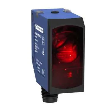 Telemecanique Sensors XUK9LAPSMM12 - Fotosel sensör XUK, fotoelektrik lazer sensör, XUK, polarize reflex, Sn 14 m, 10...30 VDC, M12, PNP, NA/NK