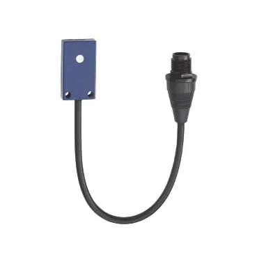 Telemecanique Sensors XX7F1A2PAL01M12 - Ultrasonik sensör XX, paralel yüzlü, algılama aralığı 0.1 m, çıkış dijital, NO, ön kablolu M12 konnektör, kablo 0.15 m, dağınık, sabit algılama aralığı