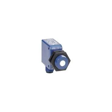 Telemecanique Sensors XX7V1A1PAM12 - Ultrasonik sensör XX, paralel yüzlü, algılama aralığı 0.5 m, çıkış dijital, NO, M12 konnektör, ayarlanabilir algılama aralığı