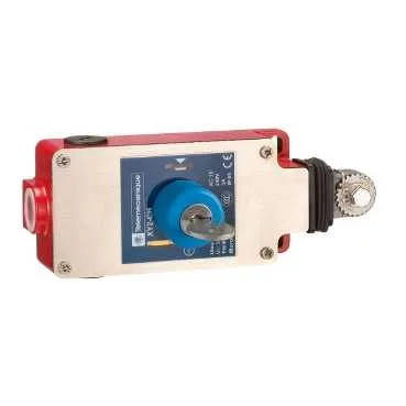 Telemecanique Sensors XY2CH13450 - Mandallı acil durdurma ip çekme şalteri XY2CH, 1NC+1NO, anahtar serbest bırakma basmalı düğme, kablo 15 m