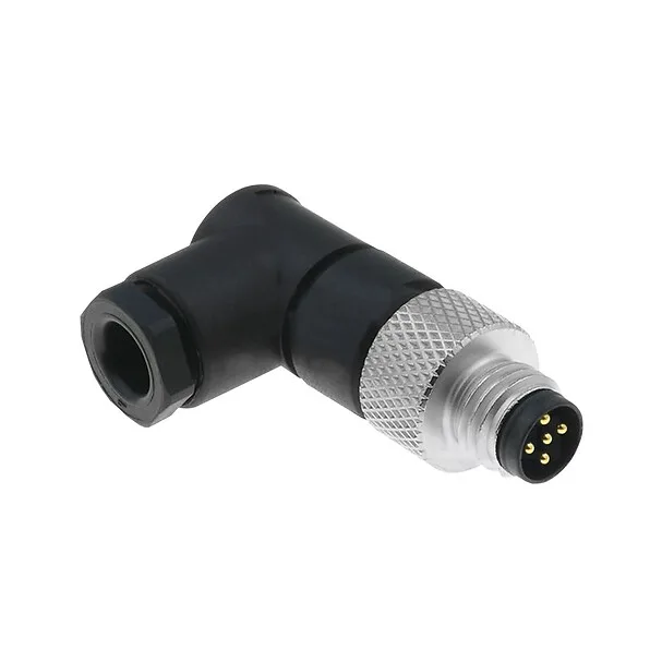 Telemecanique Sensors XZCC12MCM50B - XZCC12MCM50B - M12 ANGLE CONNECT. 5 PINS