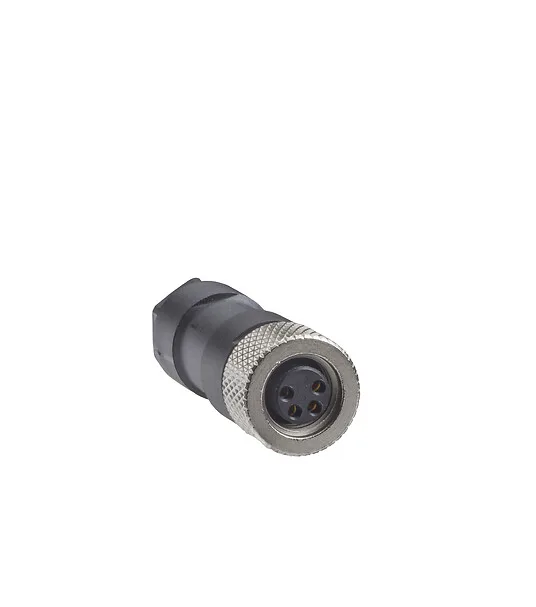 Telemecanique Sensors XZCC8FDM40V - XZCC8FDM40V - M8 STRAIGHT CONNEC.4 PINS