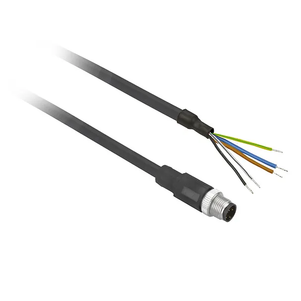 Telemecanique Sensors XZCP1564L5 - XZCP1564L5 - PVCOR PRE WIRED MALE