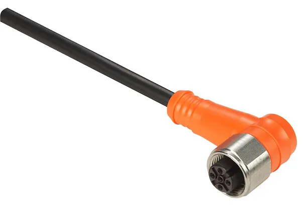 Telemecanique Sensors XZCPA1241L2 - XZCPA1241L2 - PRE WIRED CONNECTOR M12 FEMALE ELBOWED 4