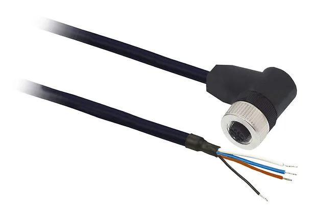 Telemecanique Sensors XZCPB1241L5 - XZCPB1241L5 - PRE-WIRED CONNECTOR PUR SHIELDED, FEMALE