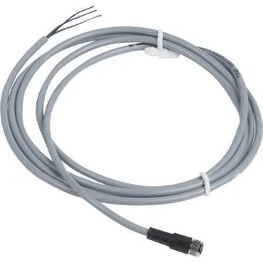 Telemecanique Sensors XZCPV0941L2 - Önceden kablolanmış konnektör XZ, düz dişi, M8, 4-pin, PVC kablo, 2 m