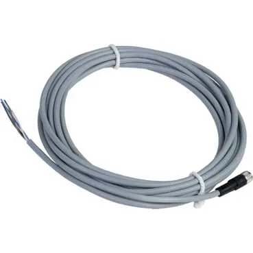 Telemecanique Sensors XZCPV0941L5 - Önceden kablolanmış konnektör XZ, düz dişi, M8, 4-pin, PVC kablo, 5 m
