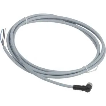 Telemecanique Sensors XZCPV1041L2 - Önceden kablolanmış konnektör XZ, dirsekli dişi, M8, 4-pin, PVC kablo, 2 m