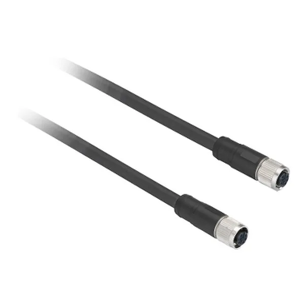 Telemecanique Sensors XZCPV11V12L2 - XZCPV11V12L2 - PRE-WIRED CONNECTOR M12 5PIN PVC 2M