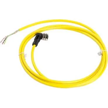 Telemecanique Sensors XZCPV1965L2 - Ön kablolanmış konnektör XZ, dirsekli dişi, 1/2"20 UNF, 3 pinli, PVC kablo, 2 m