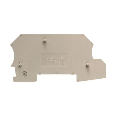 Weidmuller 1142990000 - Endkappe; W; beige; wemid; 87,3mm