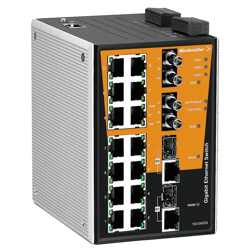 Weidmuller 1241340000 - IE-SW-PL18M-2GC14TX2ST