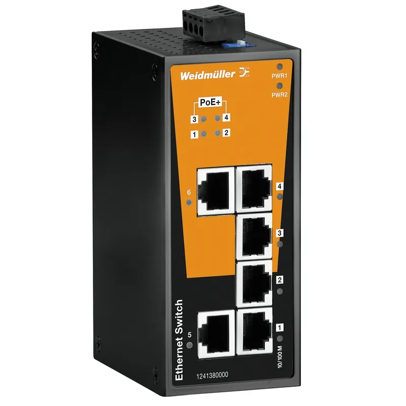 Weidmuller 1241380000 - 1241380000 - IE-SW-BL06-2TX-4POE
