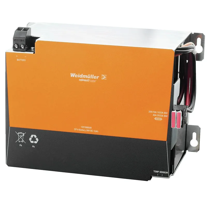 Weidmuller 1251090000 - 1251090000 - CP A BATTERY 24V DC12AH