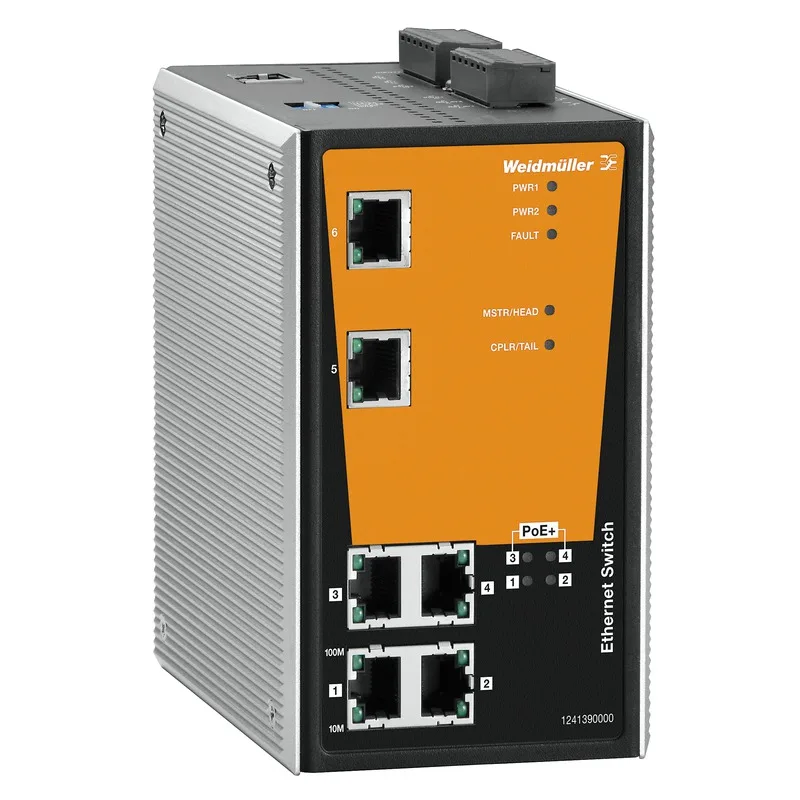 Weidmuller 1286910000 - 1286910000 - IE-SW-PL06MT-2TX-4POE