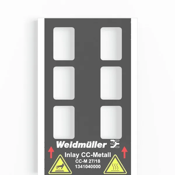Weidmuller 1341040000 - INLAY CC-M 27/18