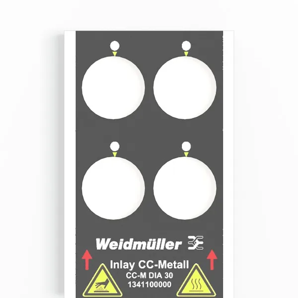 Weidmuller 1341100000 - INLAY CC-M DIA 30