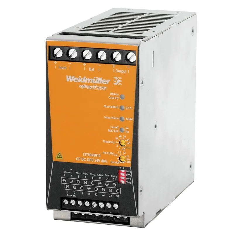 Weidmuller 1370040010 - CP DC UPS 24V 40A