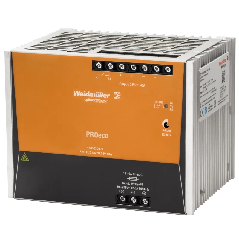 Weidmuller 1469520000 - Weidmuller - PRO ECO 960W 24V 40A