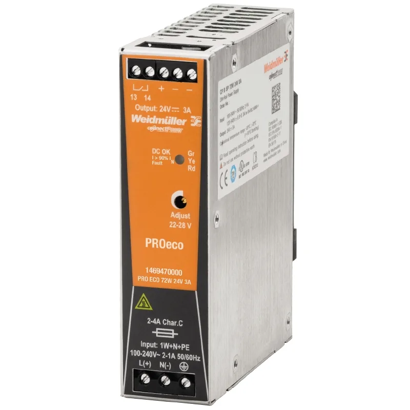Weidmuller 1469570000 - PRO ECO 72W 12V 6A