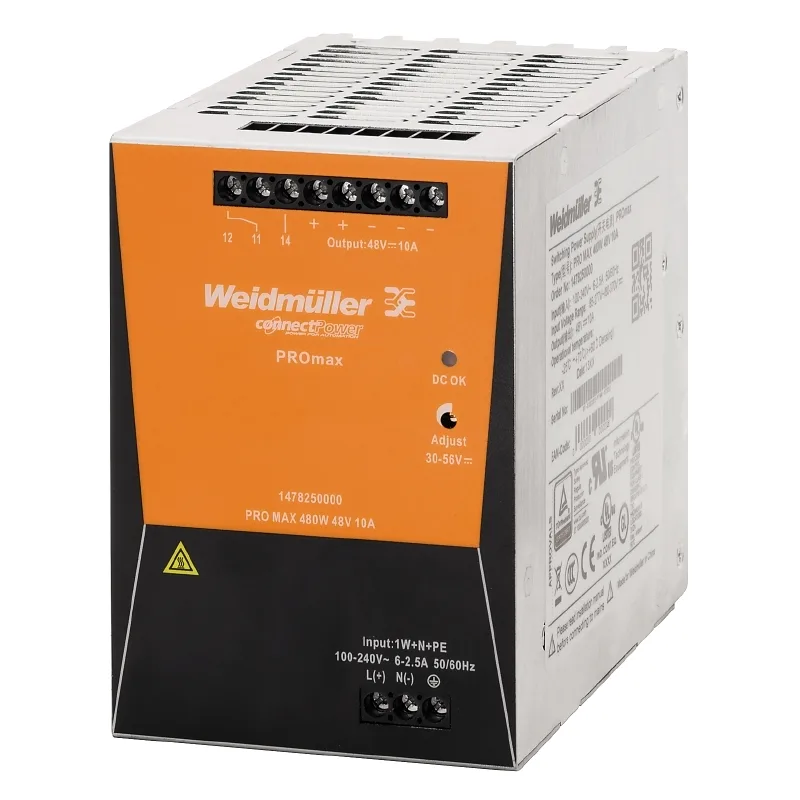 Weidmuller 1478190000 - PRO MAX3 480W 24V 20A