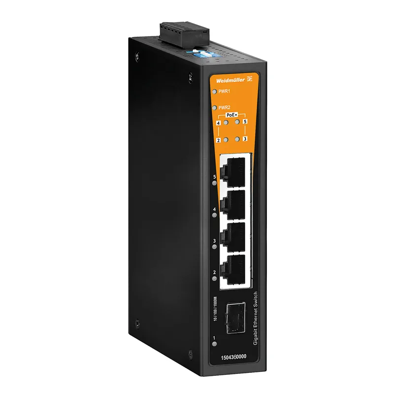 Weidmuller 1504360000 - 1504360000 - IE-SW-BL05-1GS-4GTPOE
