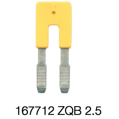 Weidmuller 1677120000 - Steckbrücke; gelb; wemid; L: 8,5mm; H: 8,5mm