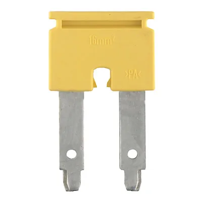 Weidmuller 1739690000 - Steckbrücke; PIN: 2; gelb; wemid; L: 35,1mm; H: 20,6mm