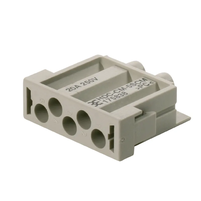 Weidmuller 1758380000 - Steckverbinder: HDC; männlich; PIN: 5; 20A; Crimpverbindung; gerade