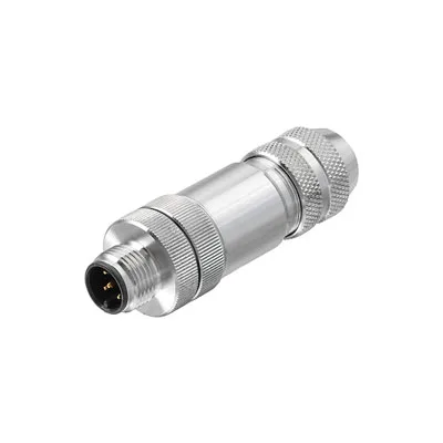Weidmuller 1920720000 - Connecteur: M12; PIN: 5; mâle; SAI; 60V; IP69K; doré; métal; 4A