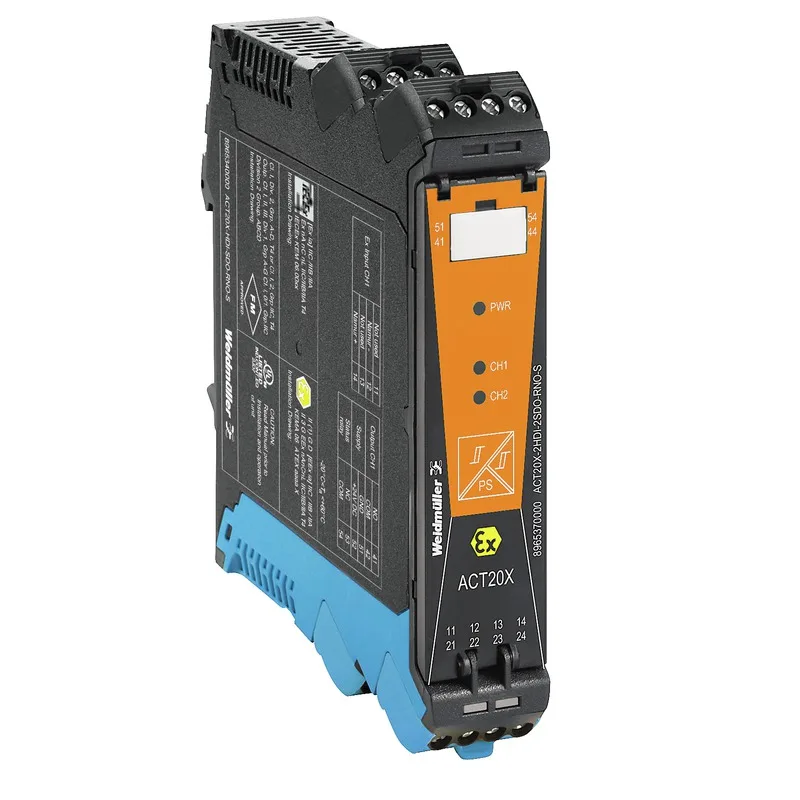 Weidmuller 8965370000 - Pour rail DIN; NAMUR; 19,2÷31,2VDC; 113,6x22,5x117,2mm; -20÷60°C