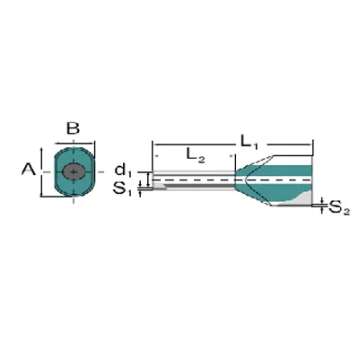 Weidmuller 9037230000 - H0,75/14 ZH W